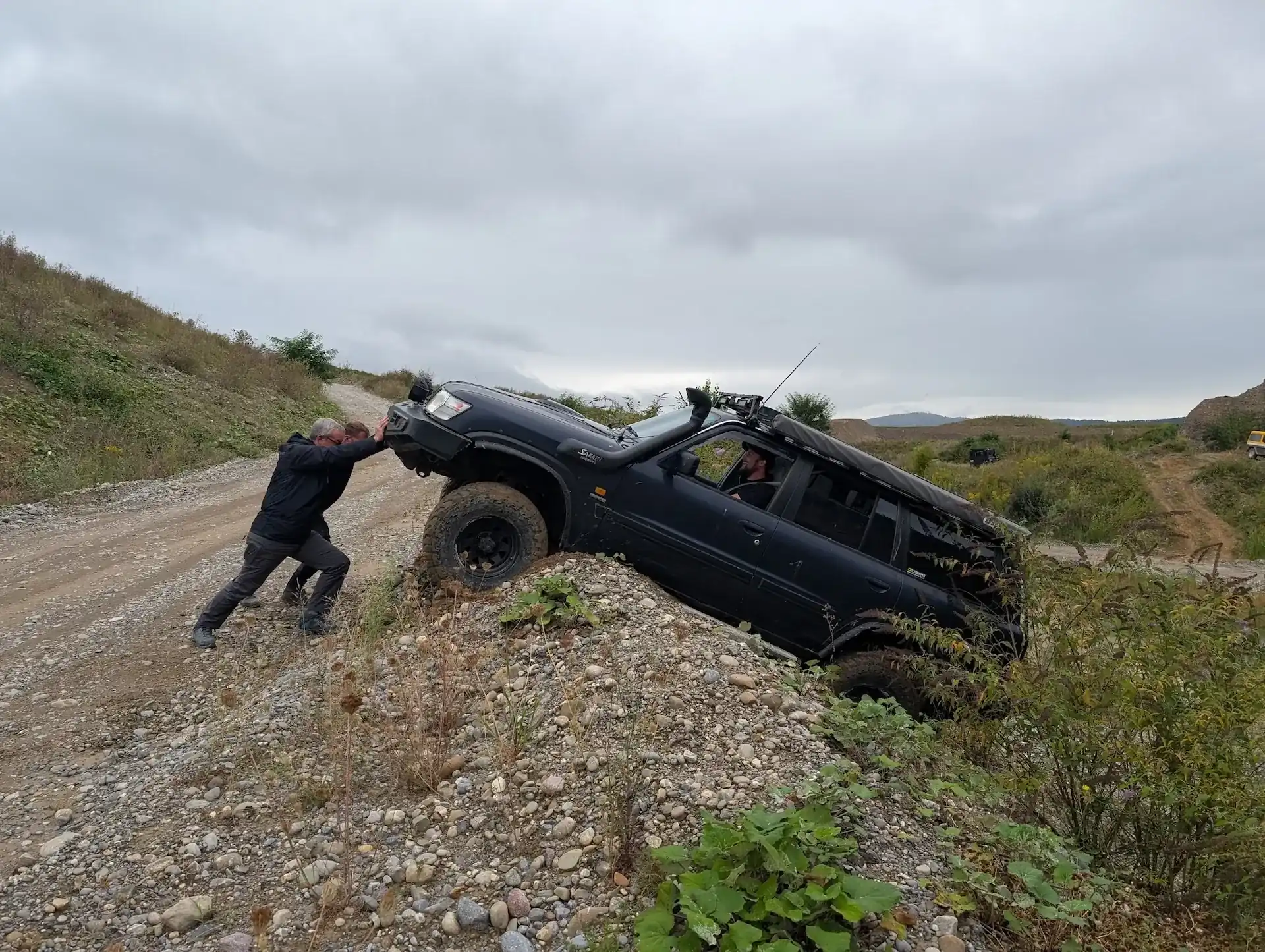Offroad-Trial in der Kiesgrube Zürich